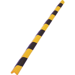 Safety Cushion (L-Shaped, Oil Surface Adhesive Specification), Yellow and Black Stripe Pattern 