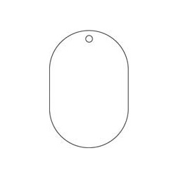 Valve Open/Close Signboard Plain White Board Oval Type/Rectangular Type Acrylic