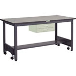 Caster-Free Work Table with 2 Drawer, Equal Load (kg) 500 (CFWP-1875F2)