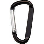 Carabiner with slide lock