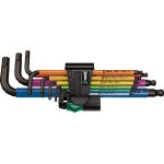 Multi-Color Ball Point Hex Wrench Set (Set of 9 Pieces)