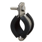 Piping Bracket, Stainless Steel and Vibration Proof Band and 3t Rubber (A10211-0121) 