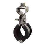 Piping Bracket, Stainless Steel with Vibration Proof Tongue and 3t Rubber (A10213-0022) 
