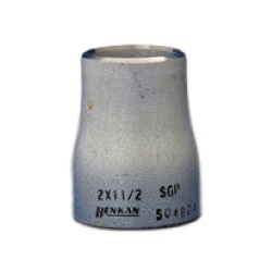 Butt Weld Pipe Fitting, Steel Pipe Reducer (Concentric/Eccentric), White Pipe (JIS(G)-R(E)-PT370-5BX21/2B-S40) 