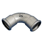 Press Molco Joint 90° Elbow, for Stainless Steel Pipes (90E-60) 