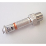 Cross-Linked Polyethylene/Polybutene Pipe Press-Type Joint, J-Type Long Socket With Male Adapter (JMAJL-10X1/2) 