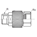 Swivel Joint JR-DC Series (Rotary Joint) (JR06DC) 