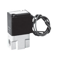 Direct-Acting 2-Port Solenoid Valve Unit for Compressed Air, Just Fit Valve FAB Series (FAB21-6-1-12G-1) 