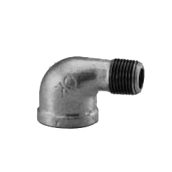 CK Fittings - Screw-in Type Malleable Cast Iron Pipe Fitting - Unequal Diameter Female/Male Elbow (Unequal Diameter Street Elbow)