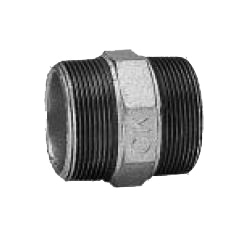 CK Fittings - Screw-in Type Malleable Cast Iron Pipe Fitting - Nipple (NI-20-W) 