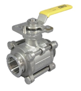 Stainless Steel Valve, NW Flange Ball Valve for Vacuum (CSH-NWS2-50-L) 