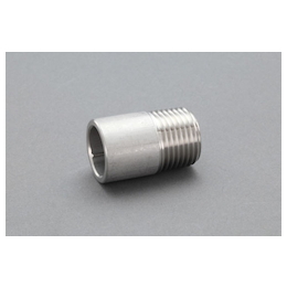 Single threaded nipple (made of stainless steel) Thread ⇔ Steel pipe Maximum operating pressure 1.35 MPa (EA469DG-14A) 