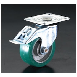 Caster (With Swivel Bracket and Rear Wheel Brake) Wheel Diameter × Width: 100 × 40 mm. Wheels: Polyurethane