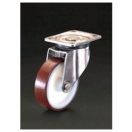 Caster (Swivel Bracket and Stainless Steel) Wheel Diameter × Width: 100 × 35 mm 