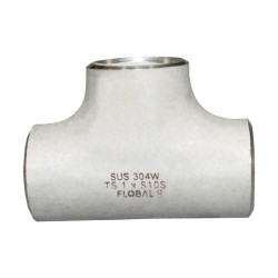 FLOBAL Butt Weld Fitting Same Diameter Tees (B-TS-10S-65A) 