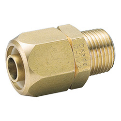 Flobal, Fitting for Braided Hoses, All-Brass 11200469