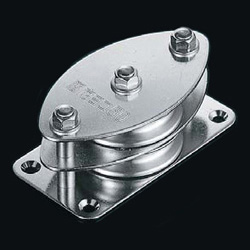 Fixed Block, Horizontal-type, 50 mm Two Wheels