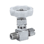 for Stainless Steel, SUS316  VHP Needle Stop Valve, Half Type