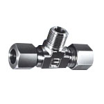 For Copper Pipe, B-Type Compression Fitting, GT-2 Type, MALE BRANCH TEE (GT-2-10-R3/8-B) 