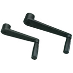 Crank handle - electroplated cast iron handle (HMB-160-SQ) 