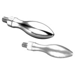 Aluminum zinc alloy plated / sandblast rotating clip (HZA-M10) 