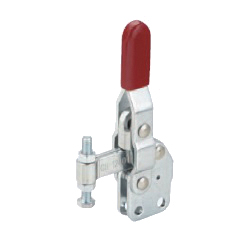Toggle Clamp, Vertical Handle, Spindle With Fixed Arm (Straight Base) 