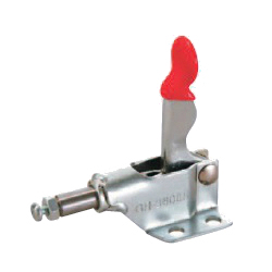 Toggle Clamp, Push/Pull Type, Flange Base Stroke 13.6 mm Straight Arm