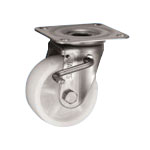 Stainless Steel Caster, JAB Type Swivel Bracket With Stopper (Size 75 mm) (PNJAB-75) 