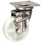 Stainless Steel Caster Swivel (with Double Stopper) JAB Type Size 100 mm (PNUAJAB-100) 