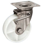 Stainless Steel Caster Swivel (With Double Stopper) JAB Type Size 150 mm (UWBSJAB-150) 