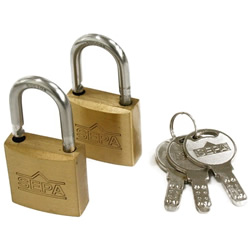 Lock, Dimpled Padlock, Same Key Number