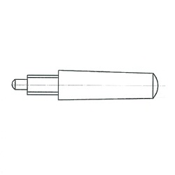 S45C-Q Taper Pin With External Thread (STP-Q-12X70) 