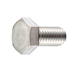 Hex Bolt, Fully Threaded, Strength Classification=A2-70 (HXNHFT-SUS-M12-30) 