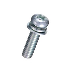 Steel Pan-Head Screw (With SW / PW [Small]) / F-0000-S1E (F-0510-S1E) 