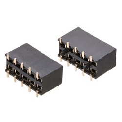 Nylon Pin Header / FSM-42 Socket (Square Pin), 2.54 mm Pitch, SMT (2 Rows) (FSM-42074-10B) 