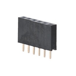 Pin Header / FSS-41 Socket (Square Pin), 2.54 mm Pitch, Straight (1 Row)