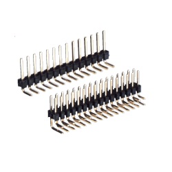 Circuit Switching Terminal (L-Type) / JLS & JLW Pins (Square Pin), 2.54 mm Pitch, Right Angle (1 Row / 2 Rows) (JLW-2517) 