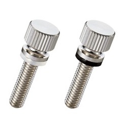 Brass Knurled Knob (Flanged) NB-C-SR/NB-C-R