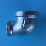 Pipe Fitting, Reducing Elbow (BRL-25X15A-W) 