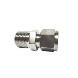 Double Ferrule Type Tube Fitting, Male Connector DCT