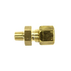 Fitting and Valve for Copper Tubes, B Type, Biting Fitting for Copper Tubes, Connector (Male) (KC6-R1/8-B) 