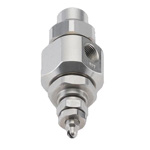 Fine Mist Generating 2-Fluid Nozzle, Small Spray Volume Flat Fan Shape, BIMV Series (Suction) (BIMV80075SS303+TS303) 