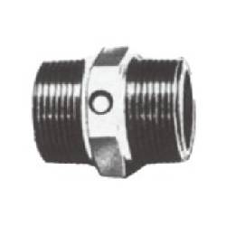 Screw-In Malleable Cast Iron Pipe Fitting, Nipple (NI-B-3/8) 