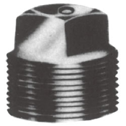 Screw-In Malleable Cast Iron Pipe Fitting, Plug (P-W-11/2) 