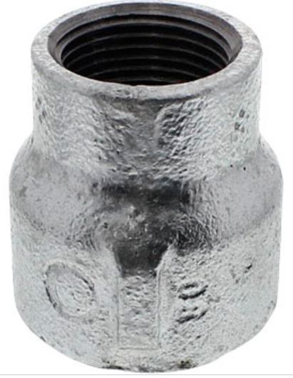 Screw-In Malleable Cast Iron Pipe Fitting, Reducing Socket (RS-B-11/2X11/4) 