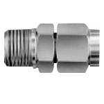 Junron Stainless Steel Fitting, Nipple (N-12X10-PT3/8-SUS) 