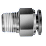 Junron Quick-Connect Fitting M Series (for General Piping), Nipple (PNM-8-PT3/8-BHM) 
