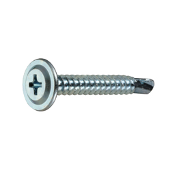 Self-drilling screw wafer cross recessed drill screw wafer type