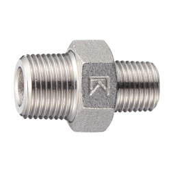 Stainless Steel Screw-in Fitting, Reducing Hex Nipple (PRH(1)-15A) 