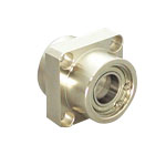 Bearing Holder Set: Spigot Joint Double Type with Retainer Ring Square Shape (Stainless steel) DSIS (DSIS-6000ZZ) 
